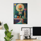 1854 Dreamartiger Fluss Poster (Heimbüro)