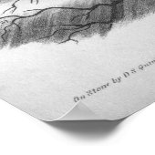 1854 Vintage Head & Neck Arteries Anatomy Print Poster (Ecke)