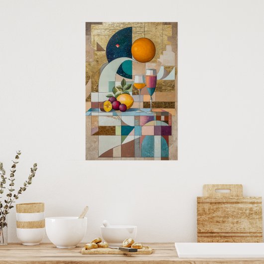 1855 Dreamartiger Fluss Poster (Küche)