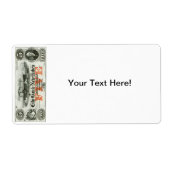 1855 New Haven Five Dollar Note (Vorne)