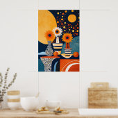 1856 Dreamartiger Fluss Poster (Küche)