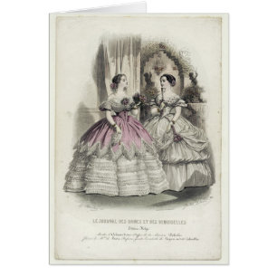 1856 Illustration - Kunst-Karte (mit Mitteilung)