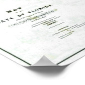 1856 Karte des Staat Florida durch Kolumbus Gezeic Poster (Ecke)