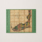 1856 Karte des Staat Florida durch Kolumbus Gezeic Puzzle (Horizontal)