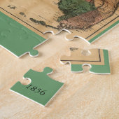 1856 Karte des Staat Florida durch Kolumbus Gezeic Puzzle (Seite)