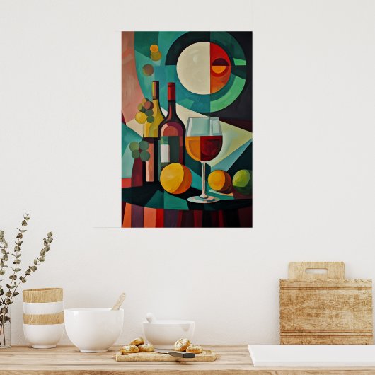 1857 Dreamartiger Fluss Poster (Küche)