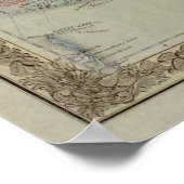 1857 Karte von Long Island, New York Poster (Ecke)