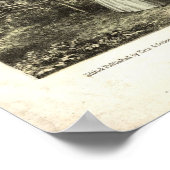 1857 Waukesha, WI Birds Augen Panoramablick Karte Poster (Ecke)