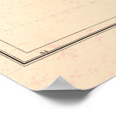 1858 Col. Waugh Everest & Deodanga Map Poster (Ecke)