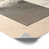 1858 Everest Trigonometrical Vintage Map Poster (Ecke)