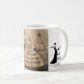 1858 Godey's Ballgowns Tasse (VorderseiteRechts)