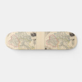 1858 Map of Ariege Department, Frankreich Skateboard (Horizontal)