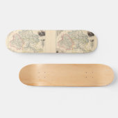 1858 Map of Ariege Department, Frankreich Skateboard (Horizontal)