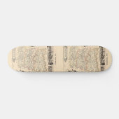 1858 Map of Mayenne Department, Frankreich Skateboard (Horizontal)