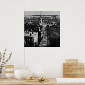 1859: Blick auf Boston vom Staat House Poster (Küche)