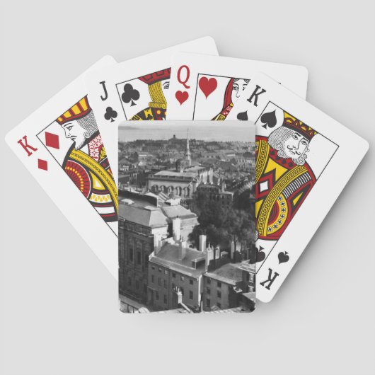 1859: Blick nach Süden auf Boston Spielkarten (Rückseite)