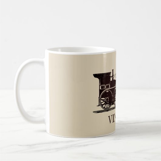 1859 Dampfzug Kaffeetasse (Links)