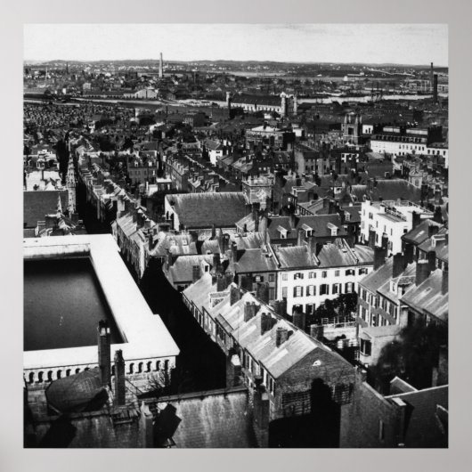 1859: Die Stadt Boston, Massachusetts Poster (Vorne)