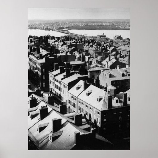 1859: Die Stadt Boston, Massachusetts Poster (Vorne)