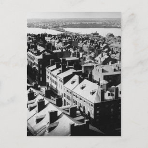 1859: Die Stadt Boston, Massachusetts Postkarte