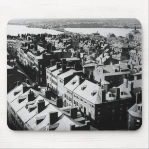 1859: Die Stadt von Boston, Massachusetts Mousepad