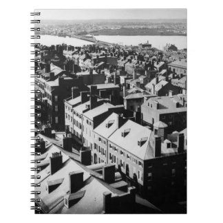 1859: Die Stadt von Boston, Massachusetts Notizblock