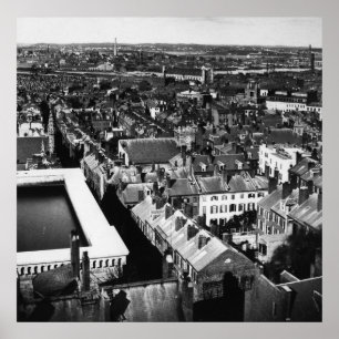 1859:  Die Stadt von Boston, Massachusetts Poster