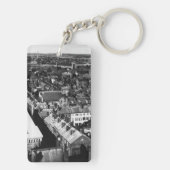 1859: Die Stadt von Boston, Massachusetts Schlüsselanhänger (Rückseite)