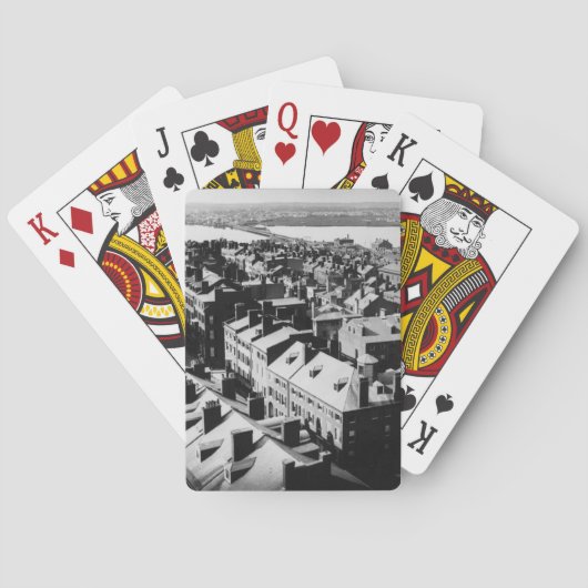 1859: Die Stadt von Boston, Massachusetts Spielkarten (Rückseite)