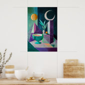 1859 Dreamartiger Fluss Poster (Küche)