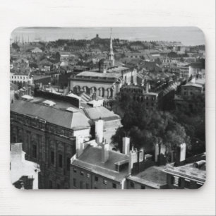 1859: Eine Ansicht von Boston schauend Süd Mousepad