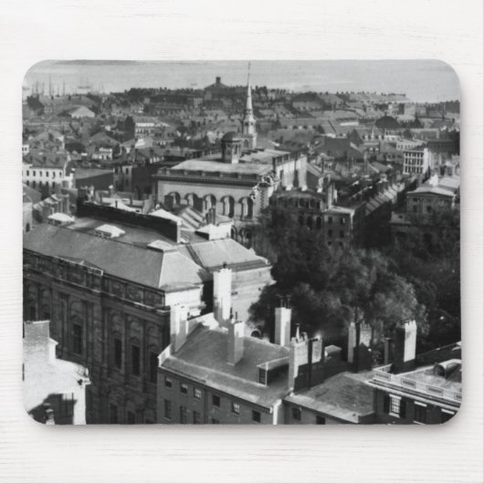 1859: Eine Ansicht von Boston schauend Süd Mousepad (Vorne)