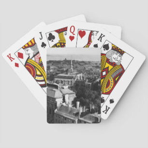 1859: Eine Ansicht von Boston schauend Süd Spielkarten
