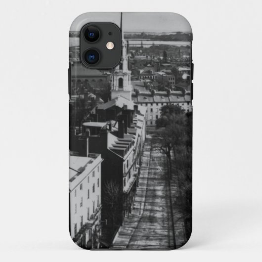 1859: Eine Ansicht von Boston vom Staats-Haus Case-Mate iPhone Hülle (Rückseite)