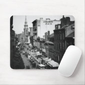 1859:  Verkehr und Geschäfte auf Washington-Straße Mousepad (Mit Mouse)