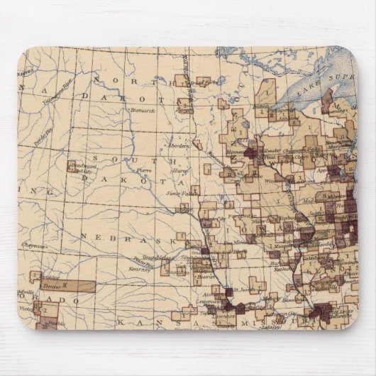 185 Value products/sq mile Mousepad (Vorne)