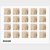 185 Value products/sq mile Quadratischer Aufkleber (Blatt)