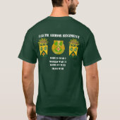 185th Rüstungs-Regiment-T-Shirt T-Shirt (Rückseite)