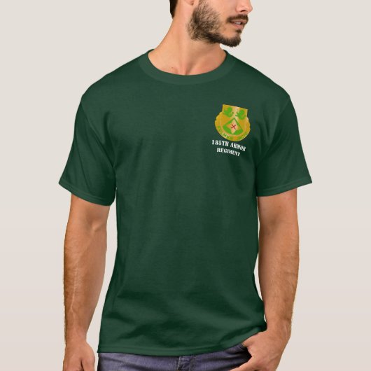 185th Rüstungs-Regiment-T-Shirt T-Shirt (Vorderseite)
