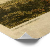 1860 Aussicht auf Victoria, Vancouver Poster (Ecke)