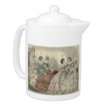 1860 Godey's Brides & Bridesmaids Teapot