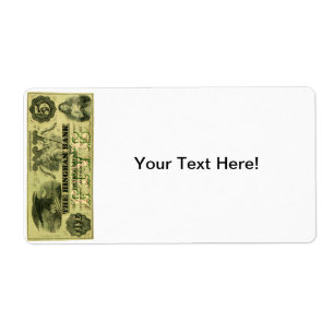1860 Hingham Massachusetts 5 Dollar Note