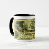 1860 Hingham Massachusetts Fünf-Dollar-Note Tasse (Vorderseite Links)