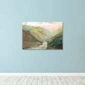 1860, Kaschmir Leinwanddruck (Insitu (Holzboden))