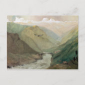 1860, Kaschmir Postkarte (Vorderseite)