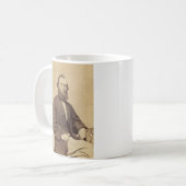 1860er-Jahre Mann - Sitzkaffee-Tasse Kaffeetasse (Vorderseite Links)