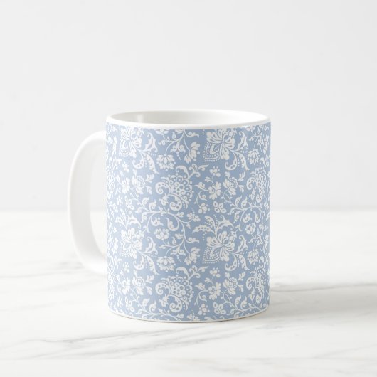 1860er Jahre Tasse mit Blumenkohl (Vorderseite Links)