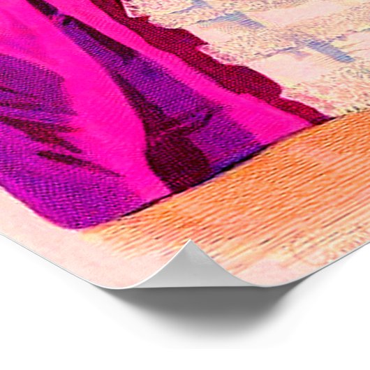 1861 Brautkleid Poster (Ecke)