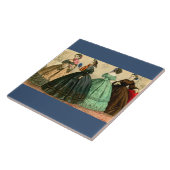 1861 Deutsche Modeplatte Fliese (Seite)