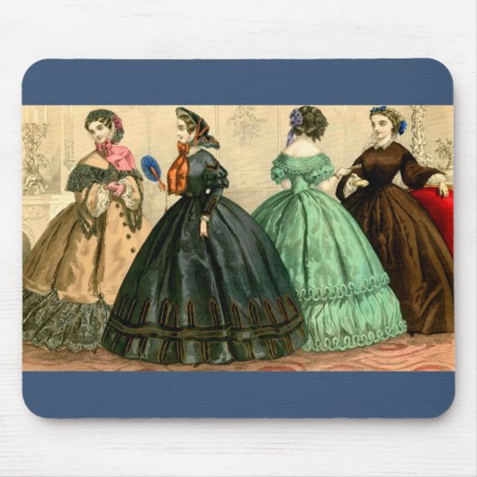 1861 Deutsche Modeplatte Mousepad (Vorne)